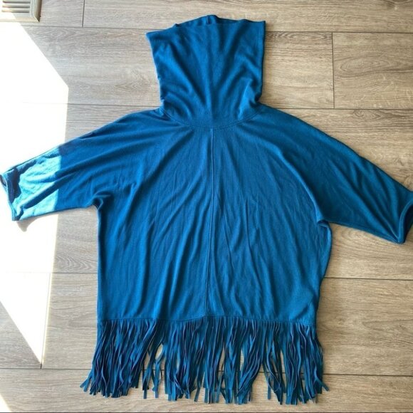 Terre Bleue Fringe Relaxed Fit Boho  Sweater - Picture 4 of 14